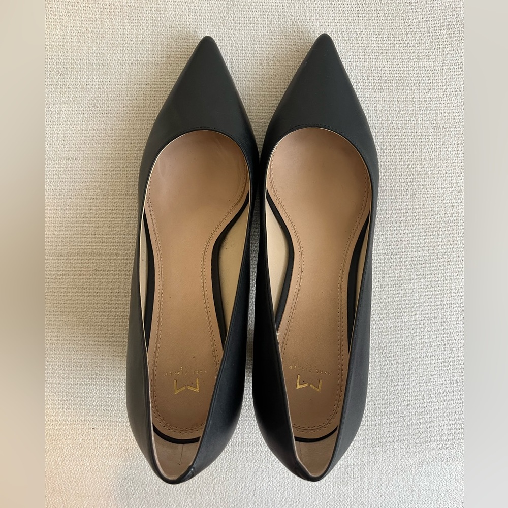Black Heels - Marc Fisher Zala Black Leather